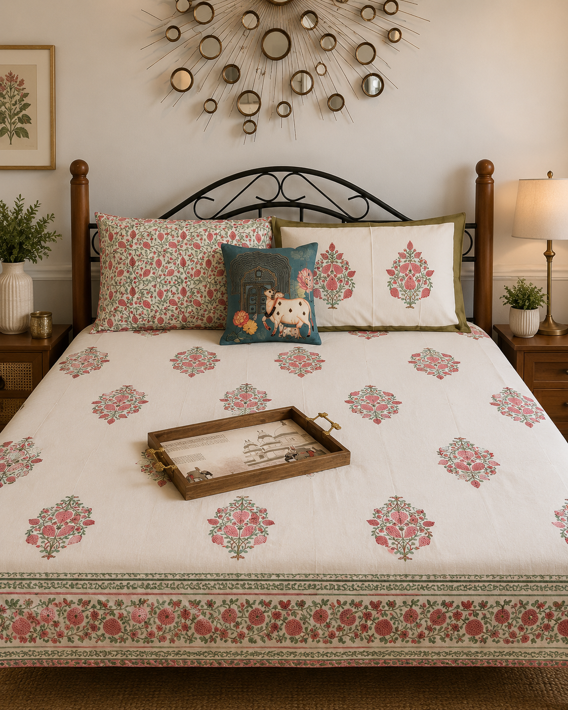 Gulmohar Bloom Bedspread